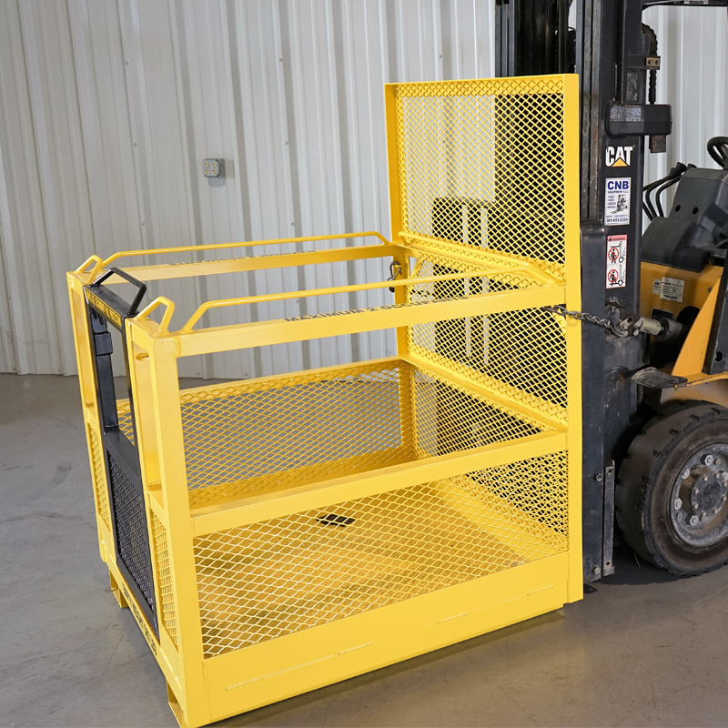 Forklift shop man basket