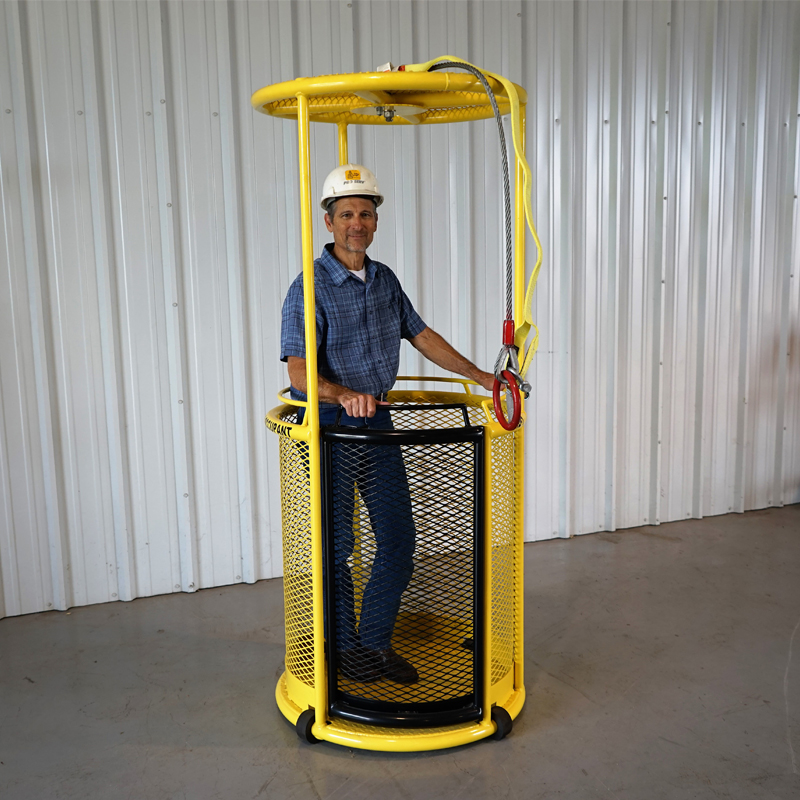 [29016] Billy Pugh, 1 Person OSHA Man Basket 3'x3'x7' w/Sling, OMB-1 image
