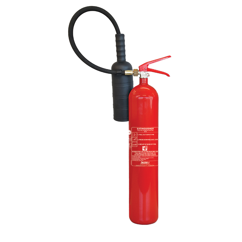 [499521] LALIZAS Fire Extinguisher CO2 5kg, w/wall bracket, MED (EN,IT,GR) image