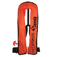 [72154] Sigma Work Vest, Auto, 170N, ISO, Adult, Orange Durable PVC Fabric Cover image