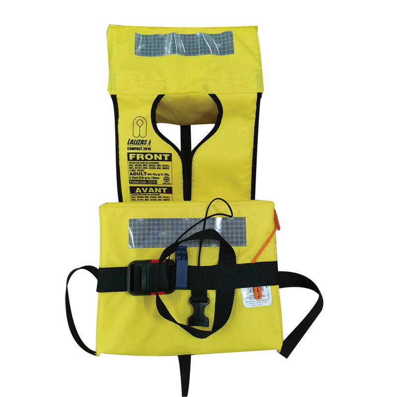[722141] LALIZAS Foam Folding Lifejacket Compact, SOLAS/MED, Adult, Yellow image