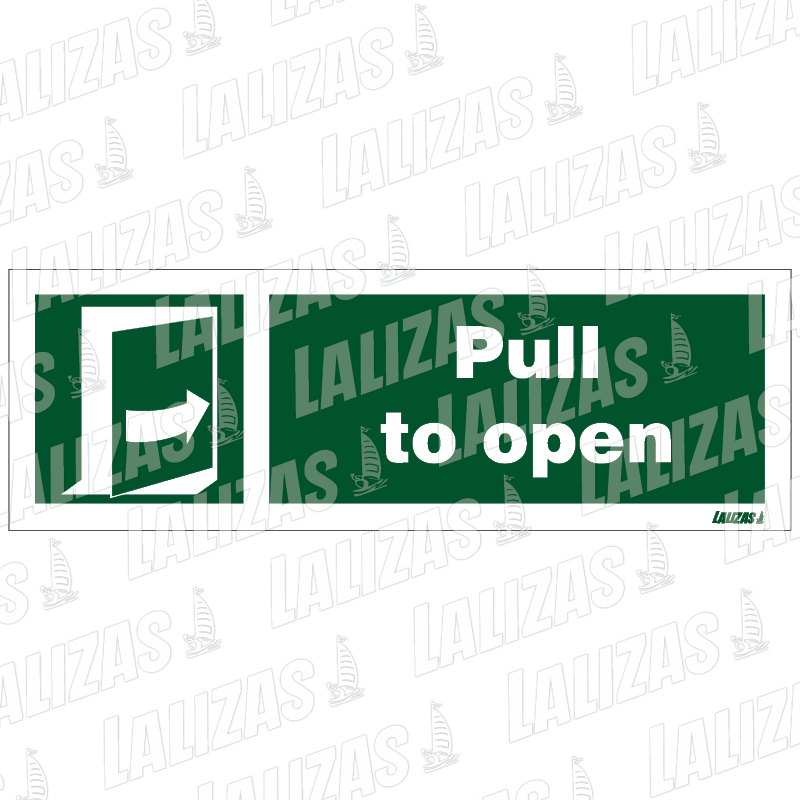[814481] Arrow Pull to Open (L) (4'' X 12'') (10 X 30 cm) image