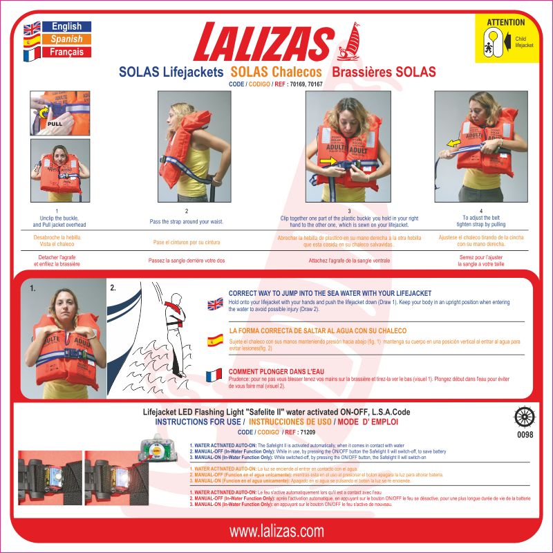 [830011] Donning Instructions 71107, 71216+71209, UK-ES-FR, Dd (12'' x 12'') (30 x 30 cm) image