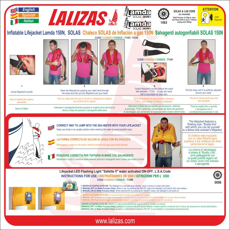 [830026] Donning Instructions 71107, 71216+71209, UK-ES-IT, Dd (12'' x 12'') (30 x 30 cm) image