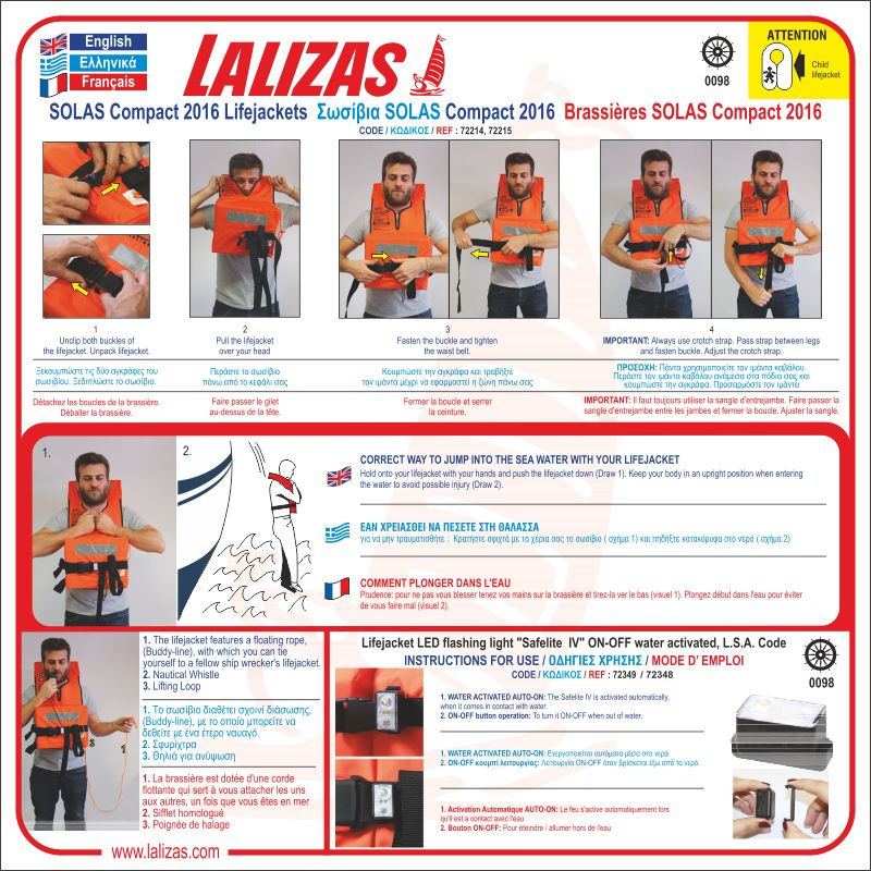 [830049] Donning Instructions 72215, 72214+72348/72349, UK-GR-FR, Dd (12'' x 12'') (30 x 30 cm) image