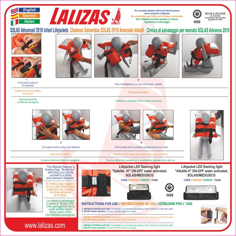 [830054] Donning Instructions 70176+72348/72349, UK-ES-IT, Dd (12'' x 12'') (30 x 30 cm) image