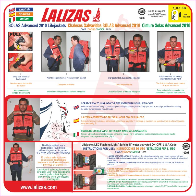 [830058] Donning Instructions 70179+72348/72349, UK-ES-IT, Dd (12'' x 12'') (30 x 30 cm) image