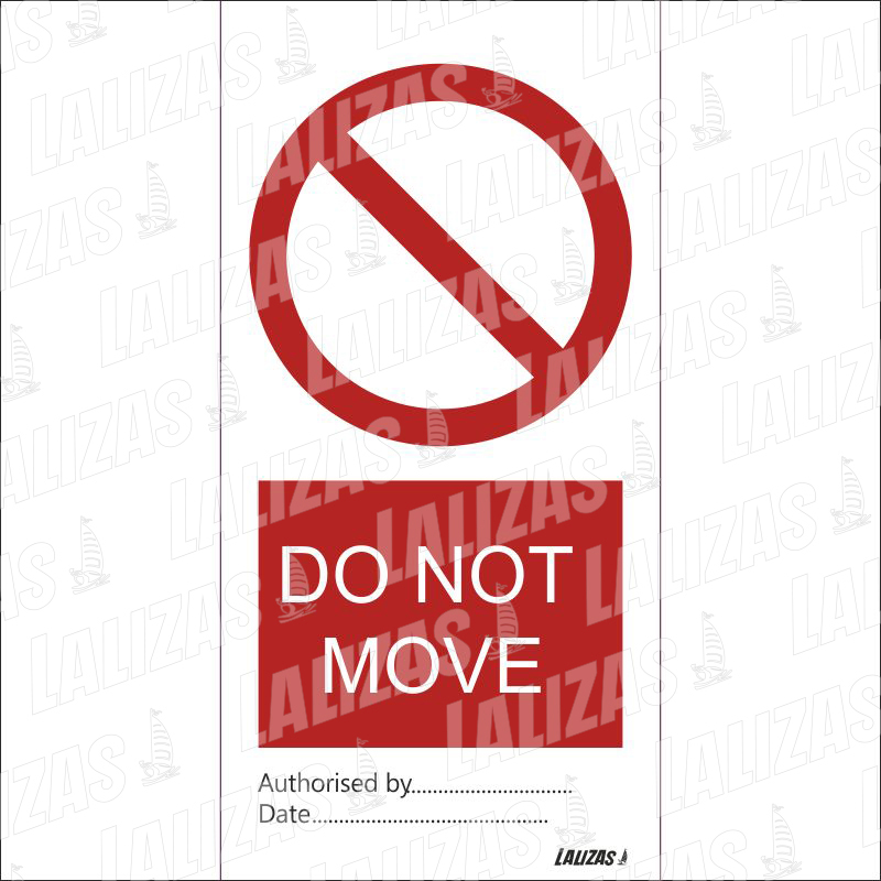 [842524] Do Not Move, Bd (3'' x 6'') (7.5 x 15 cm) image