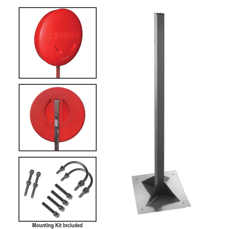 Deck Pole Base for Lifebuoy Ring Case image