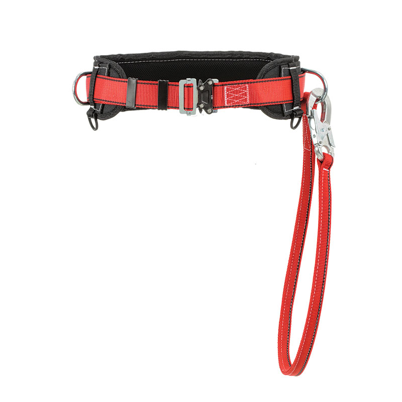 Fireman Belt, with Restraint Lanyard, M-XL (85-120cm), EN358, CE image