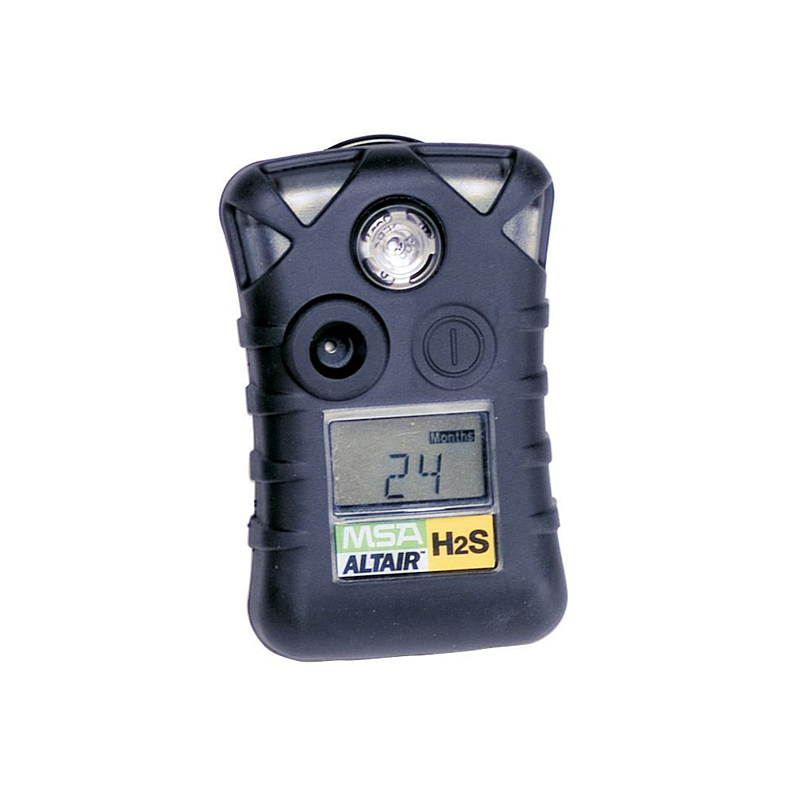 MSA Altair Single Gas Detector, Hydrogen Sulfide H2S (Low: 10ppm, High: 15ppm), Black image