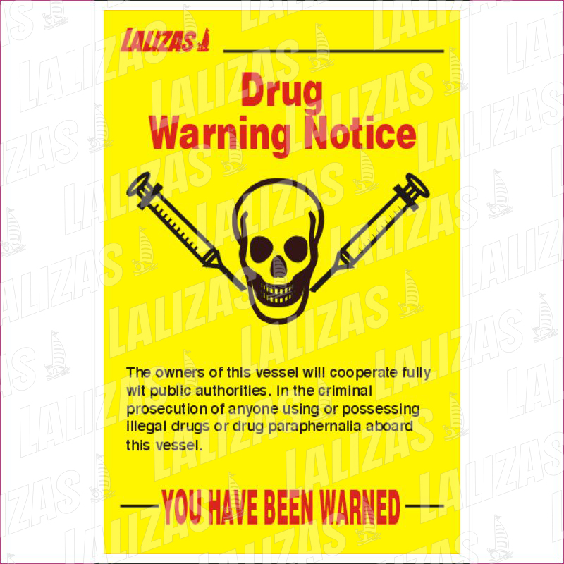 Drugs Warning Notice image