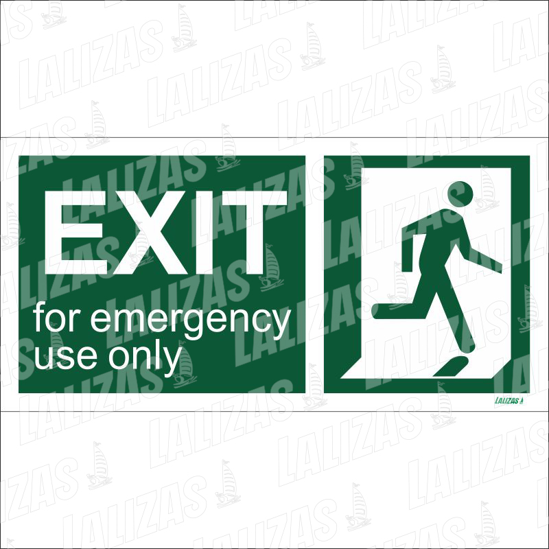 Exit Left-man Run Right-for Em. Use Only-boxes image