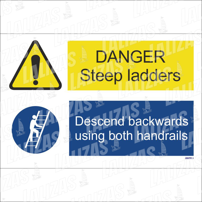 Danger - Steep Laders image