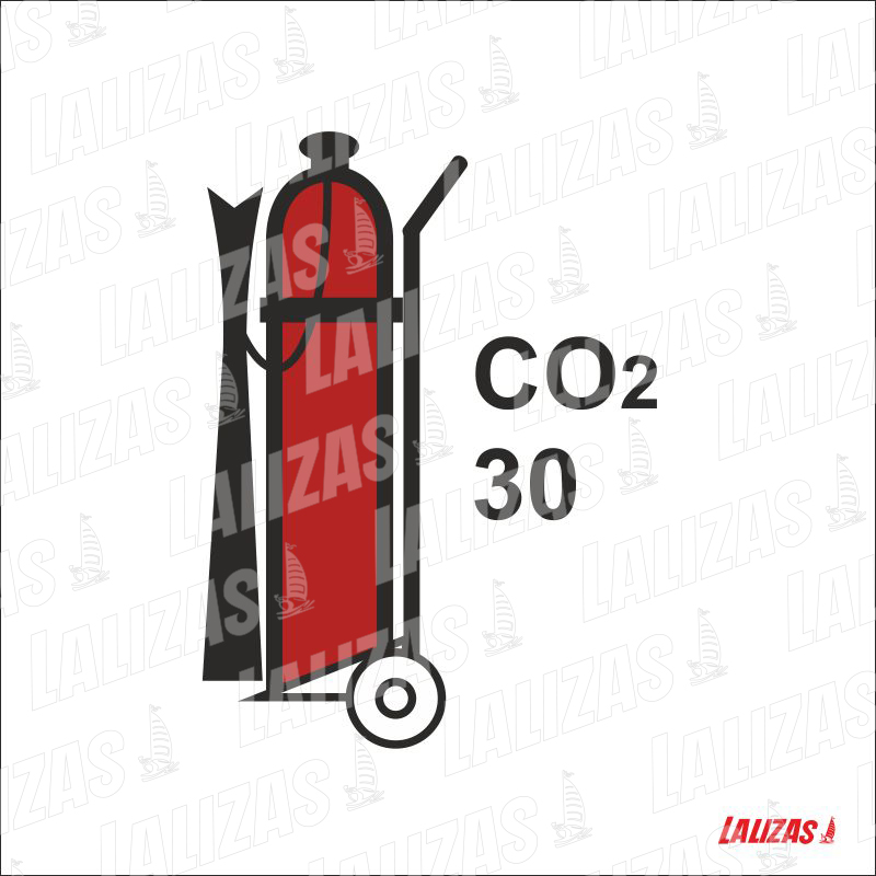 Wheeled Co2 Fire Extinguisher 30Kg image