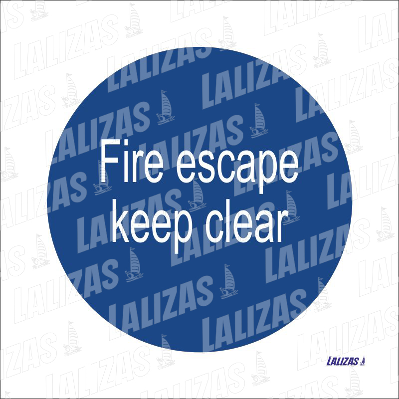 Fire Escape Keep Clear image