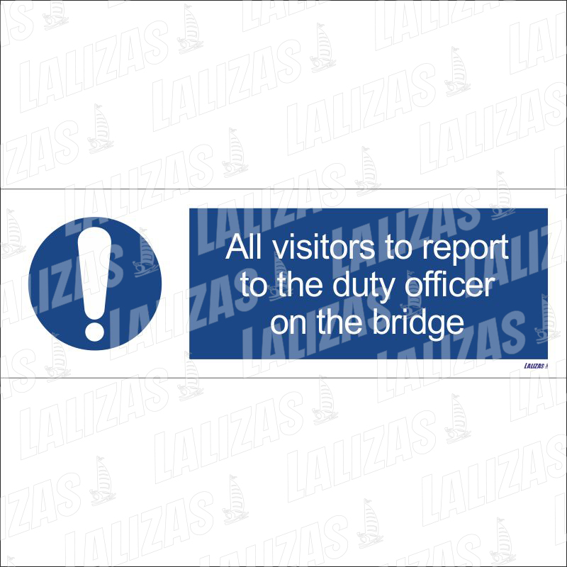 All Visitors To Report To Duty Officer image