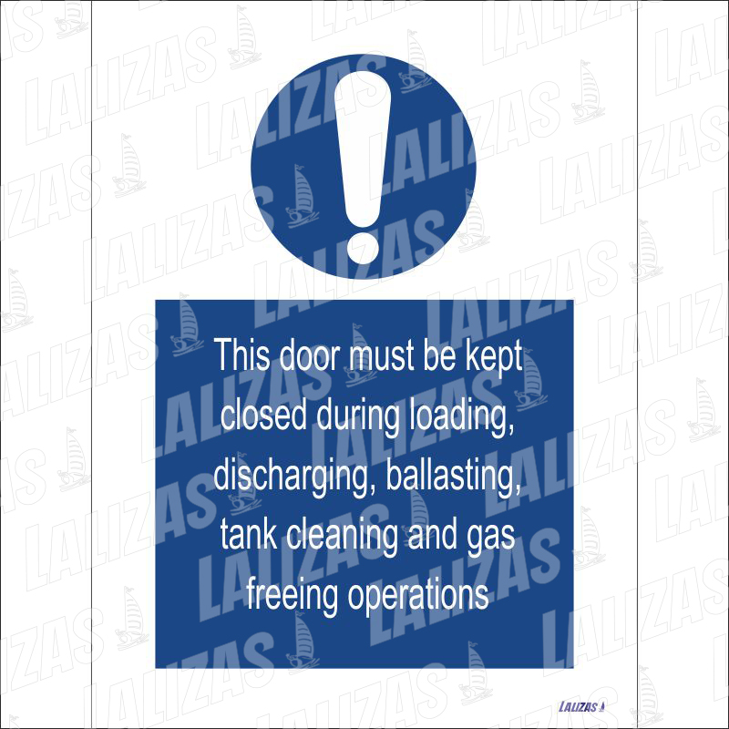 Door Must Be Kept Closed During Loading image