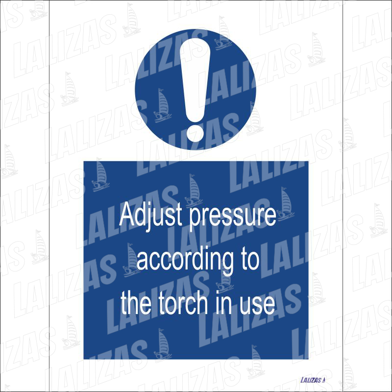 Adjust Pressure According To The Torch In Use image