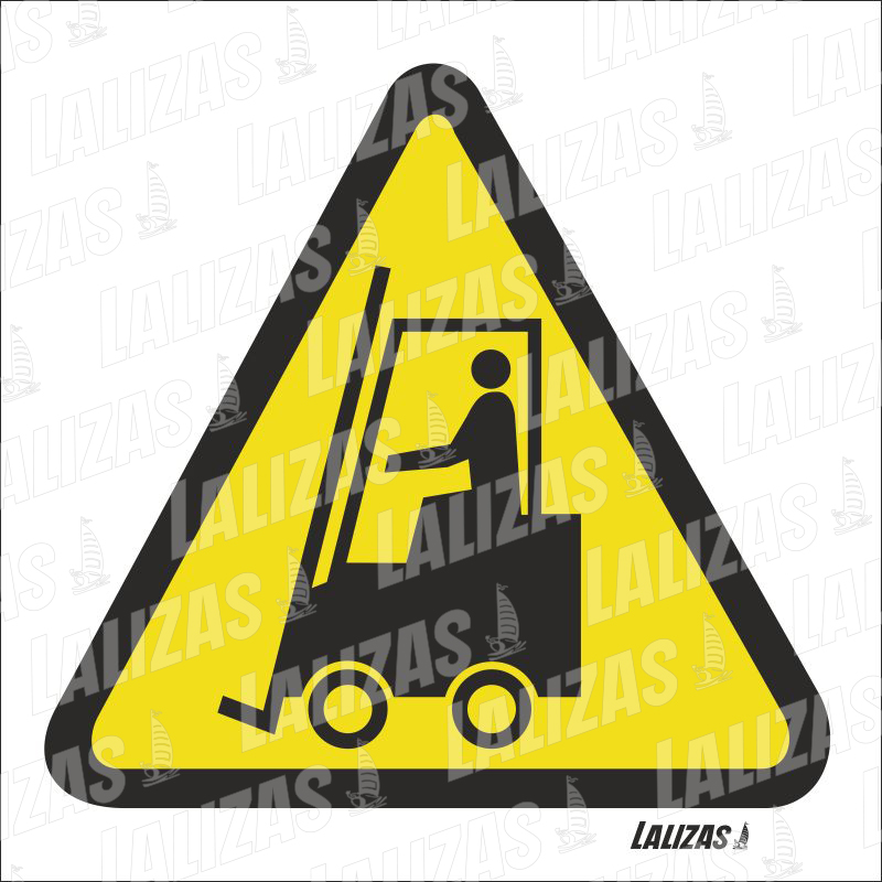 Caution Fork Lift Truck image