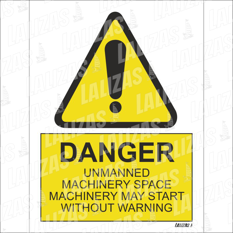 Danger - Unmaned Machinery Space image