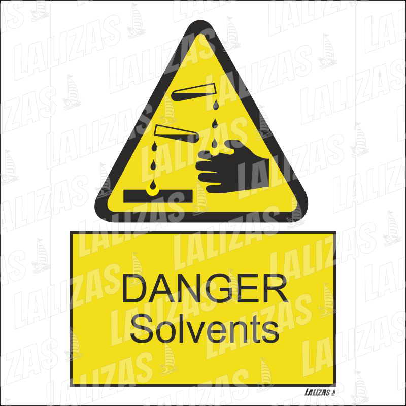 Danger - Solvents image