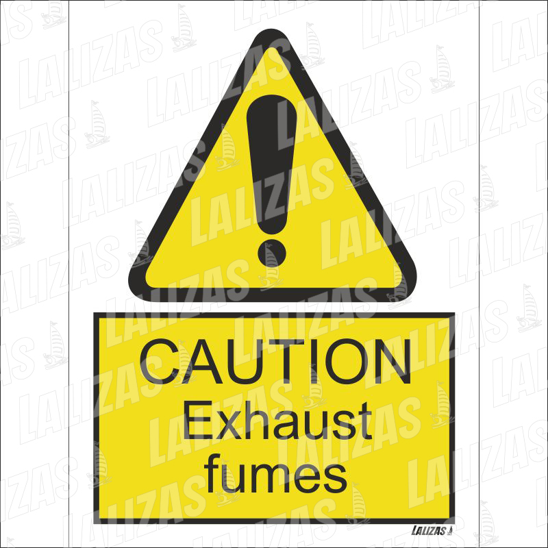 Caution - Exhaust Fumes image