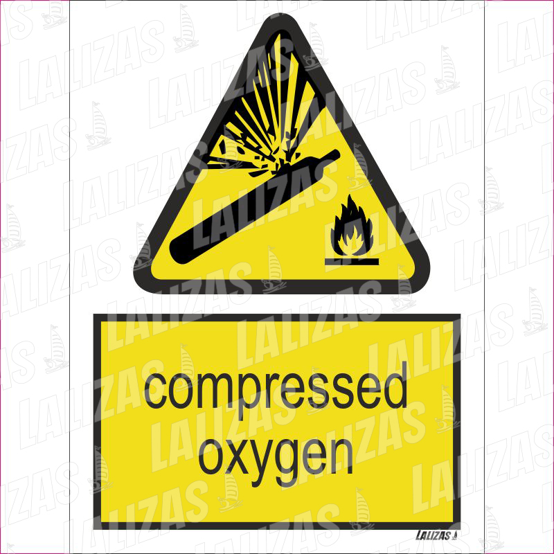 Danger - Compressed Oxygen image
