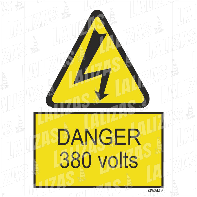Danger - 380 Volts image