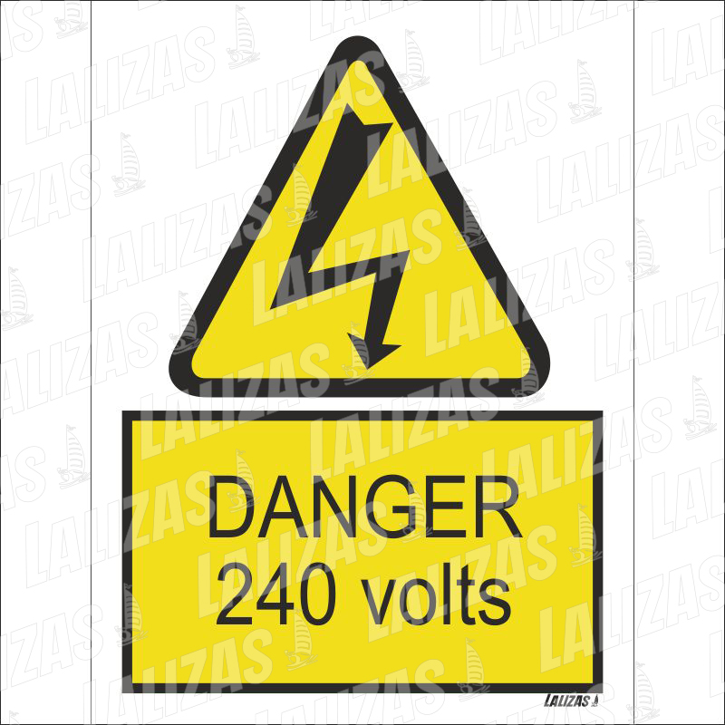 Danger - 240 Volts image