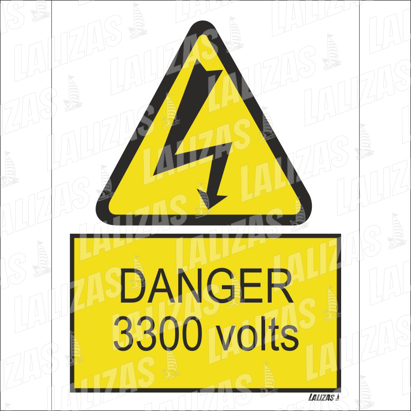 Danger - 3300 Volts image