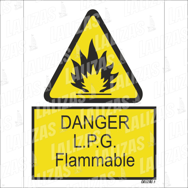 Danger - L.P.G. Flammable image