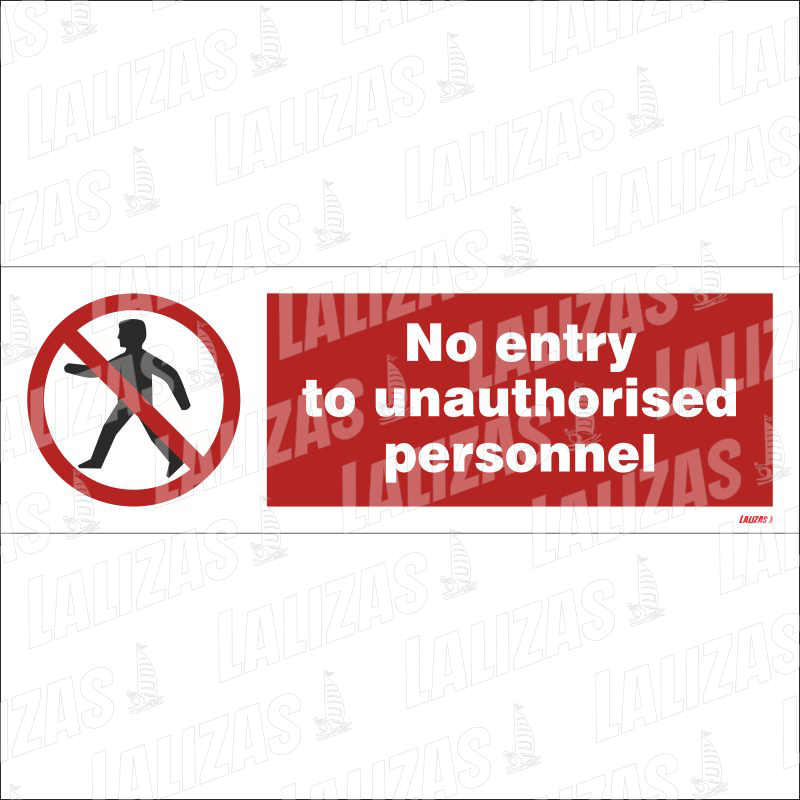 No Entry To Unauthorised Personnel image