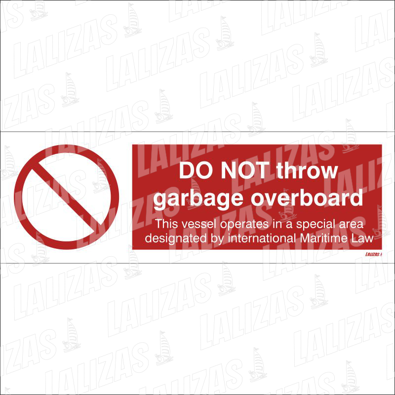 Do Not Throw Garbage Overboard image