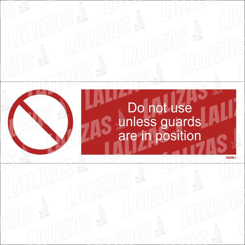 Do Not Use Unless Guards Are In Position image