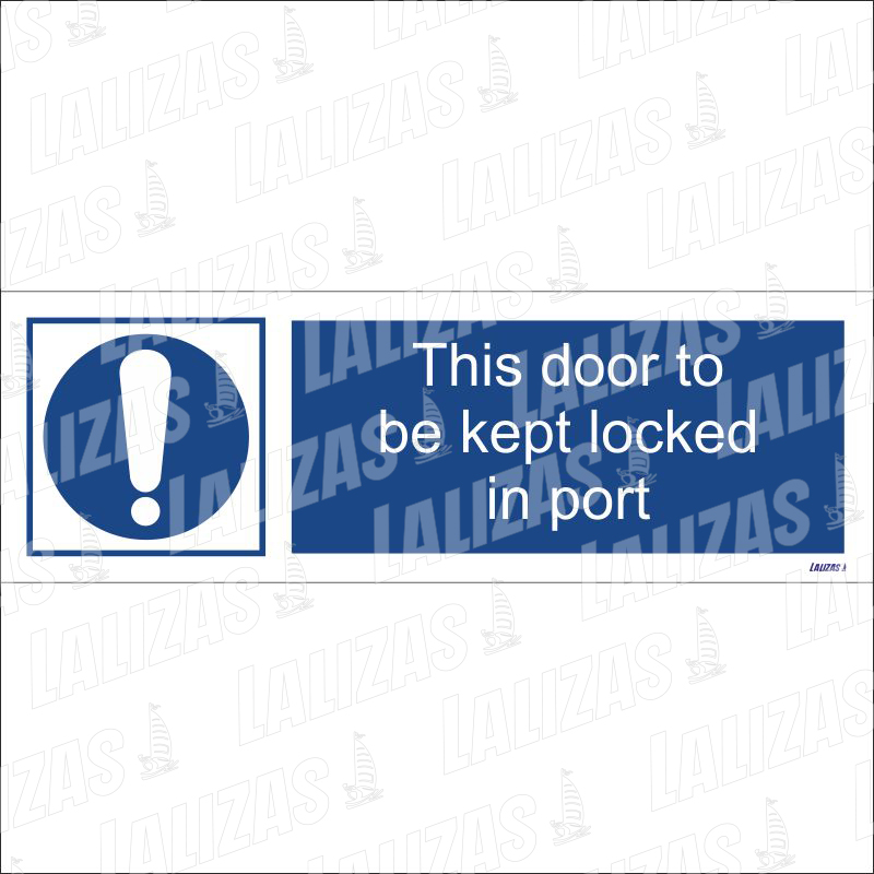 This Door To Be Kept Locked Inport image