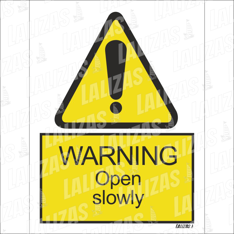 Warning - Open Slowly image