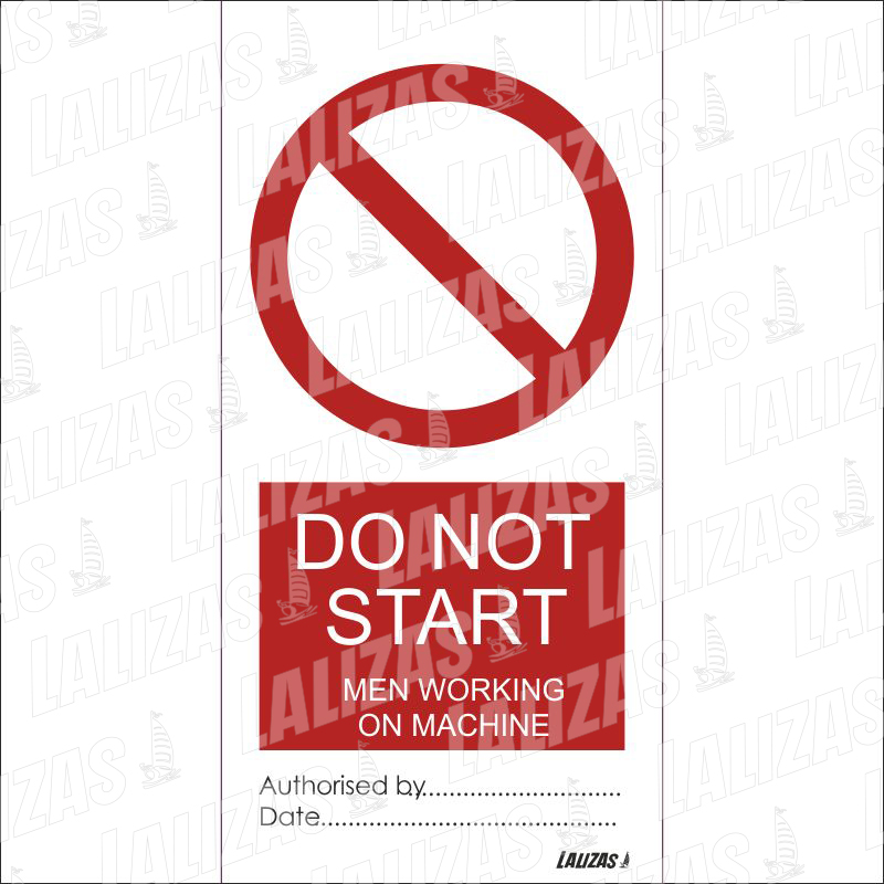 Do Not Start - Men Working On Machine image