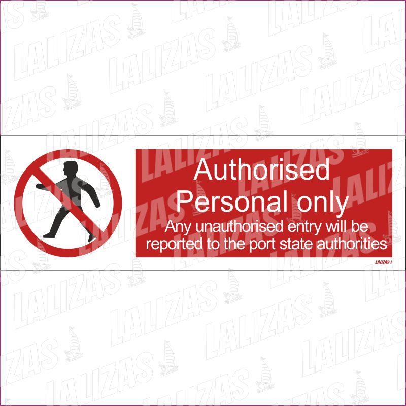 ISPS - Authorised Personal Only - Man image