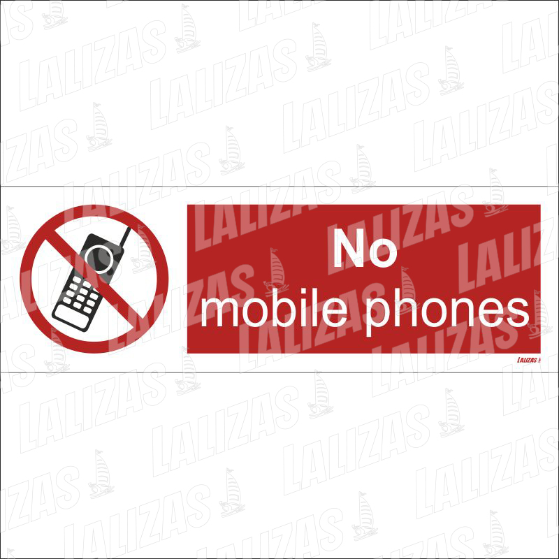 No Mobile, Phones, White Vinyl image