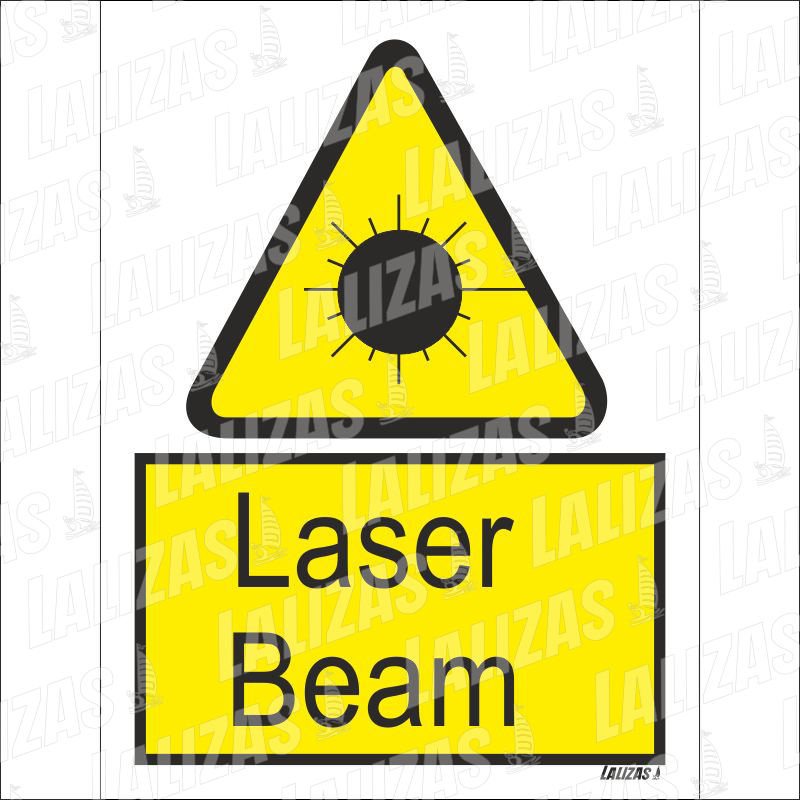 Lazer Beam, wit text image