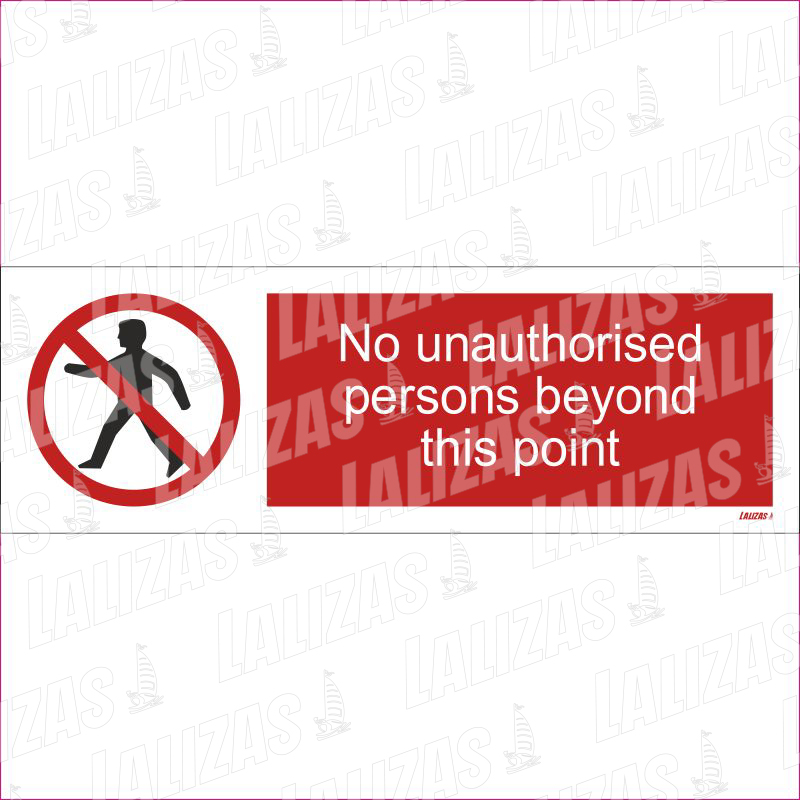 No Unauthorised Persons Beyond This Point image