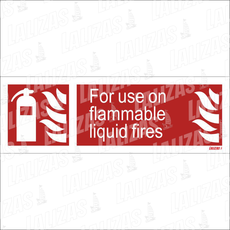 For Use On Flammable Liquid Fires image