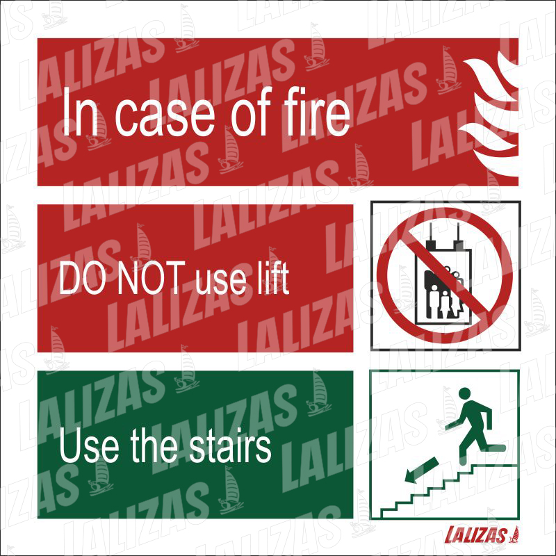 In Case Of Fire Use Stairs image