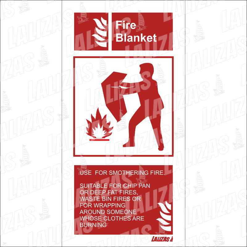 Fire Blanket instructions image