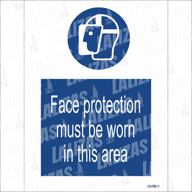 Face Protection Must Be Worn in this Area image
