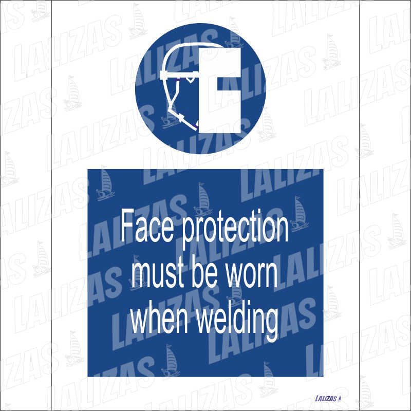 Face Protection Must Be Worn When Welding image