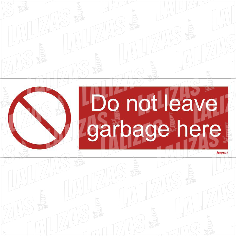 Do Not Leave Garbage Here image