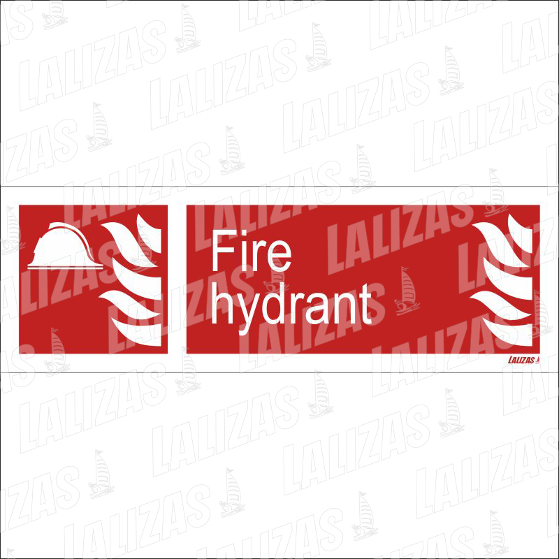 Fire Equipment Sign (Red) Fire, Hydrant image