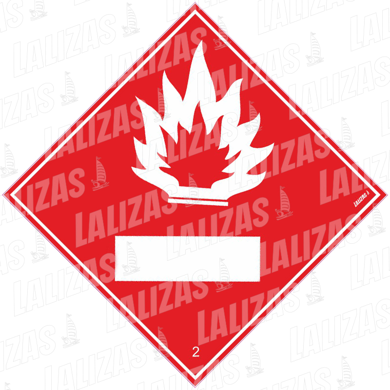 Hazard Warning Diamond #2254Ll, Class 2.1 image